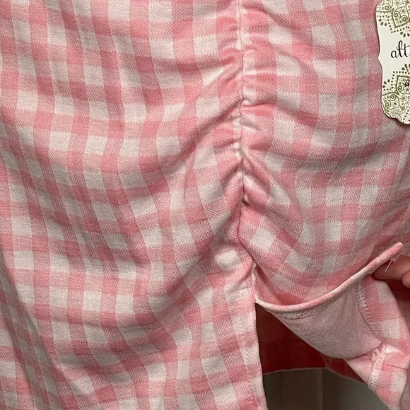 Altar'd‎ State Pink Gingham Skirt NEW - Picture 4 of 8